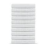 Weberei Pahl Grubentuch Set: Lyon Caro 10-teilig (WEISS) 107909