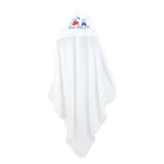 Weberei Pahl Kinder Kapuzentuch Riva/Heidi 100x100 cm (WEISS) 100334