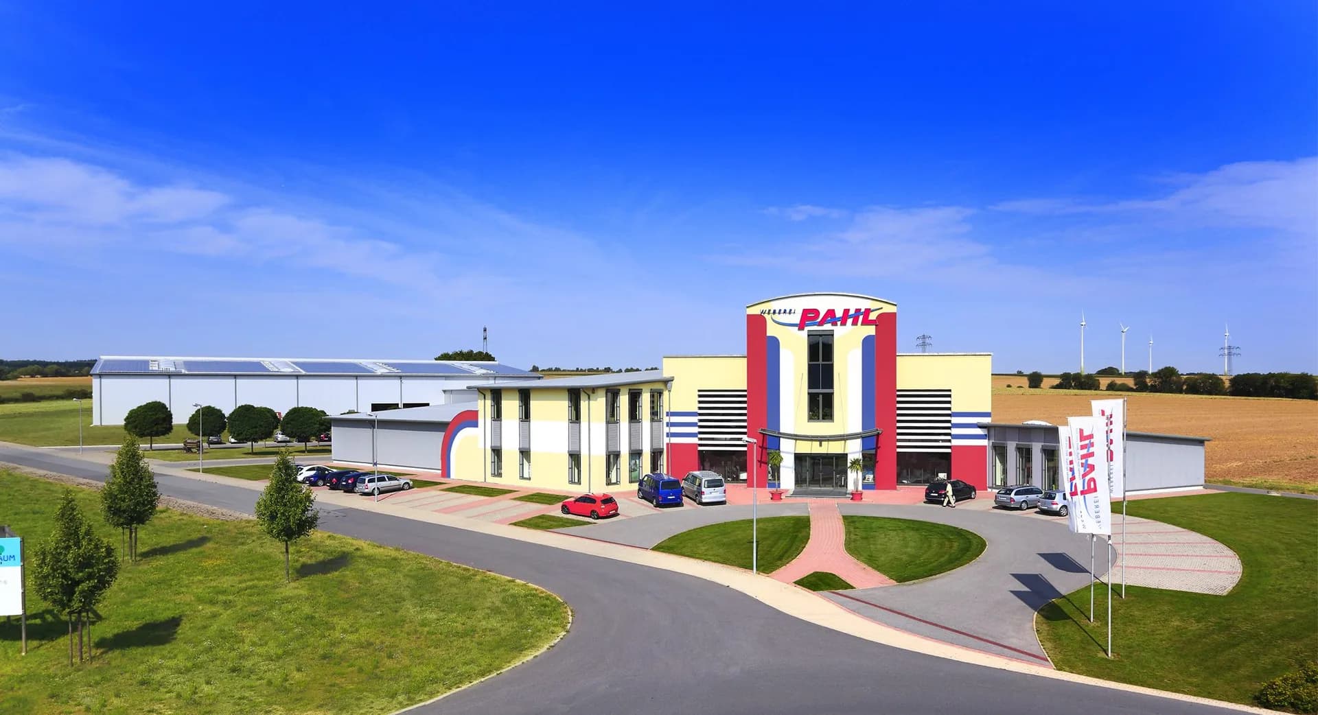 Weberei Pahl Standorte – Werksverkauf Külsheim und Filiale Hanau