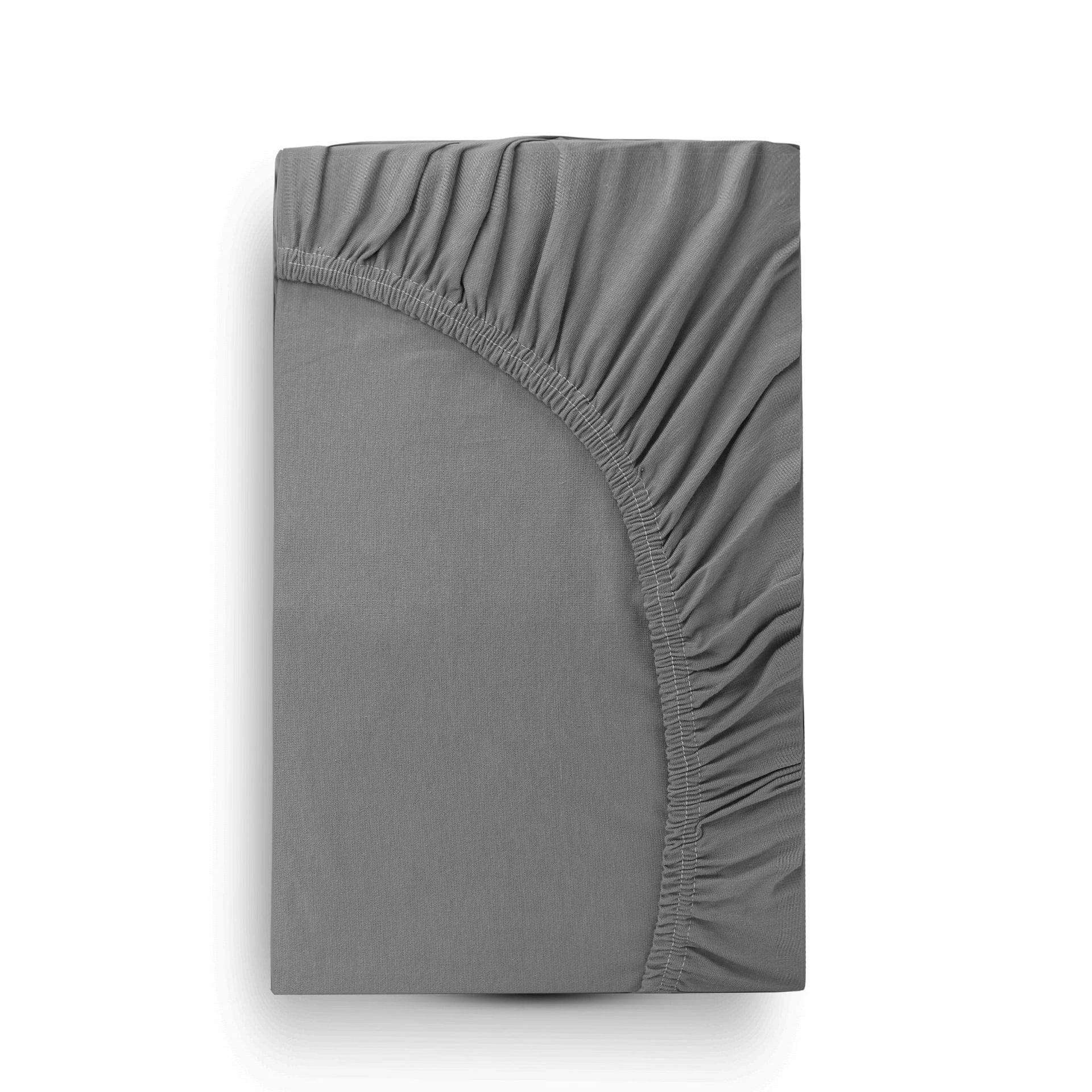 Spannbettlaken – Miami / Gina – grau – 160 x 200 x 24 cm