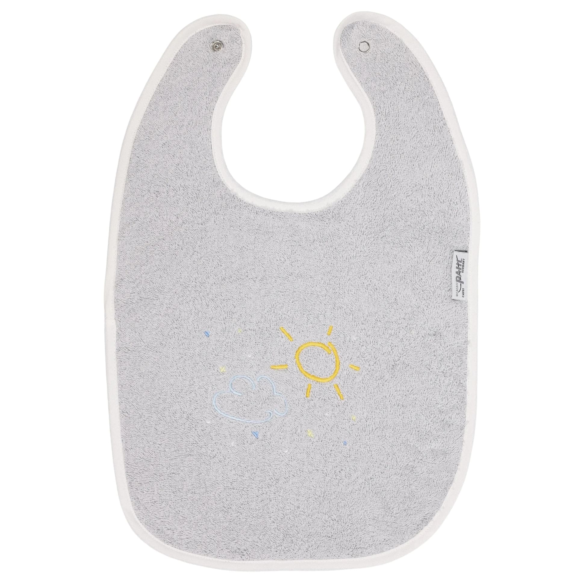 Lätzchen – Capri / Gina – silber – 30 x 45 cm