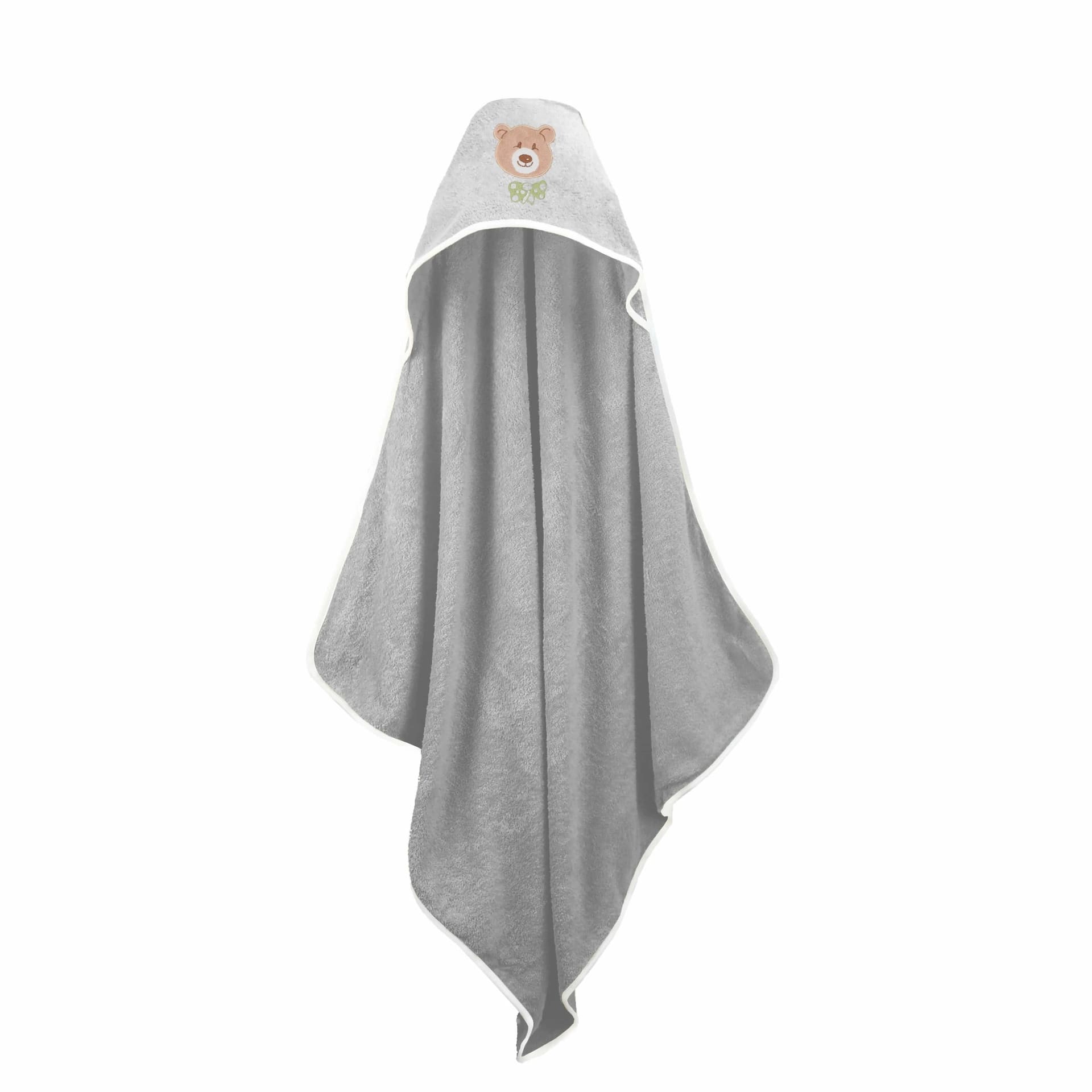 Badetuch – Roma / Gina+ – silber – 100 x 100 cm