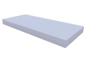 Matratze Passau+Linz Grau 90x200x12 cm