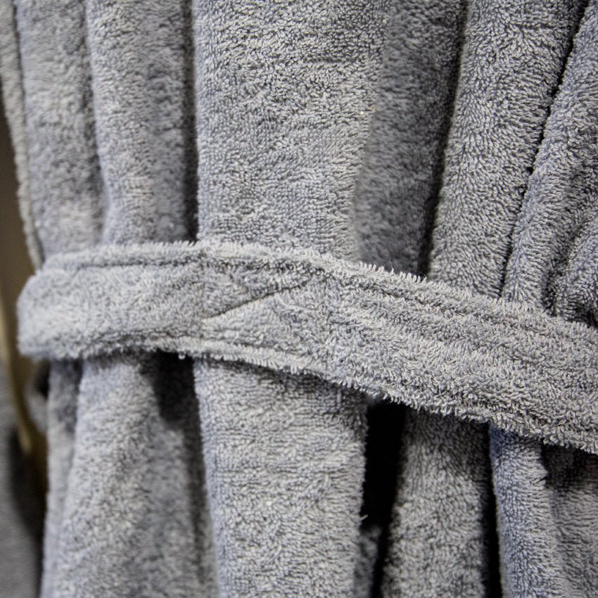 Bademantel Riva Gina Größe XL (GRAU) - Weberei Pahl GmbH - Online Store - 