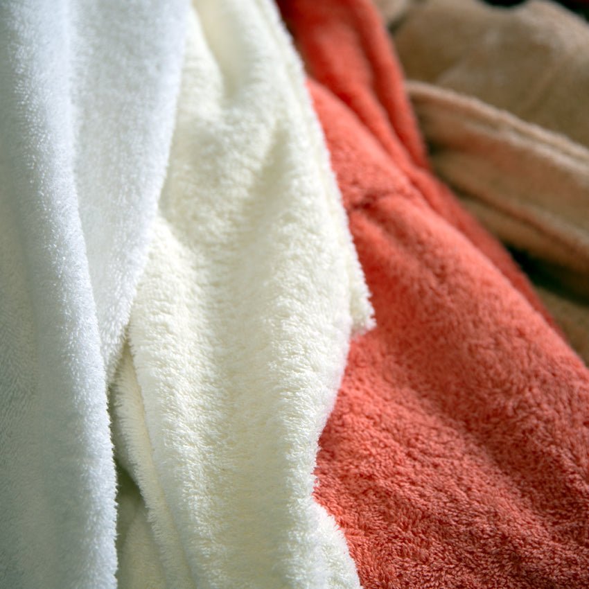Bademantel Riva Mit Kaputze Größe L (APRICOT) - Weberei Pahl GmbH - Online Store - 