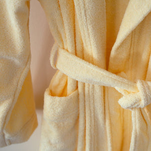 Bademantel Riva Mit Kaputze Größe L (VANILLE) - Weberei Pahl GmbH - Online Store - 