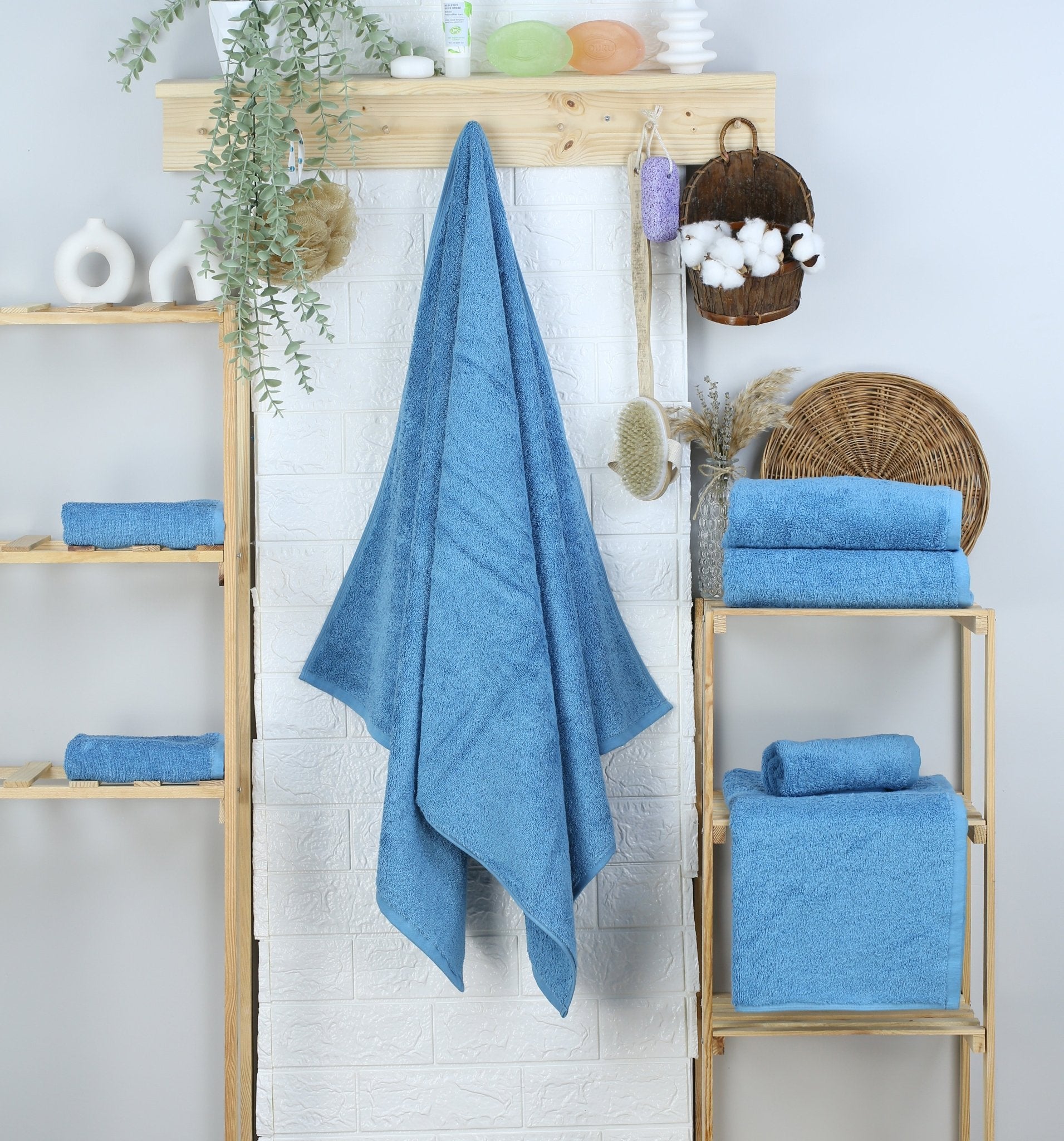 Badetuch Capri Gina 100x150 cm (AZUR) - Weberei Pahl GmbH - Online Store - 