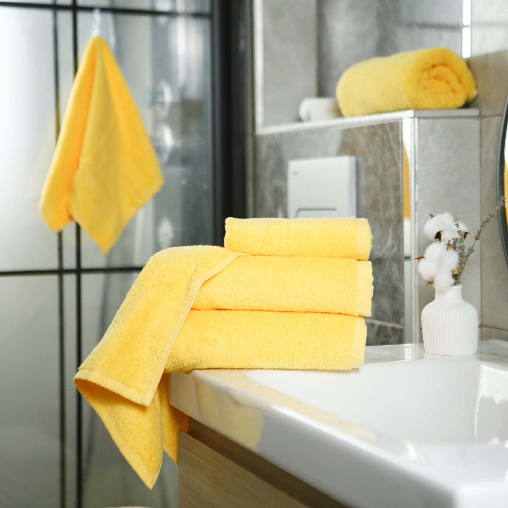 Badetuch Capri Gina 100x150 cm (GELB) - Weberei Pahl GmbH - Online Store - 