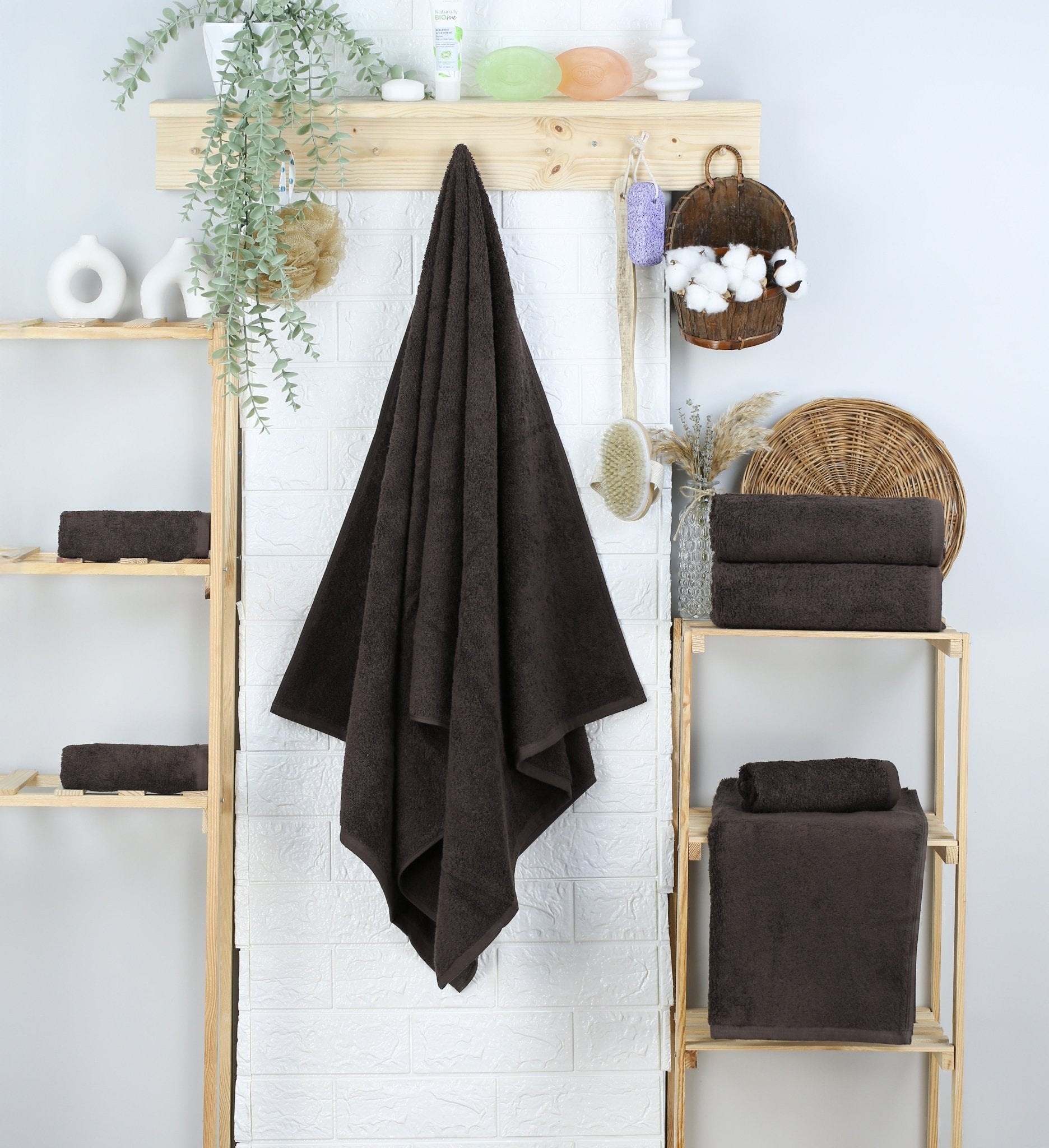 Badetuch Capri Gina 100x150 cm (GRAPHIT) - Weberei Pahl GmbH - Online Store - 