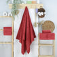 Badetuch Capri Gina 100x150 cm (ROT) - Weberei Pahl GmbH - Online Store - 