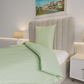 Bettwäscheset Dallas Christa 135x200+80x80 (HELLGRÜN) - Weberei Pahl GmbH - Online Store - 