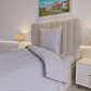 Bettwäscheset Dallas Christa 200x220+2x80x80 (BLAU) - Weberei Pahl GmbH - Online Store - 