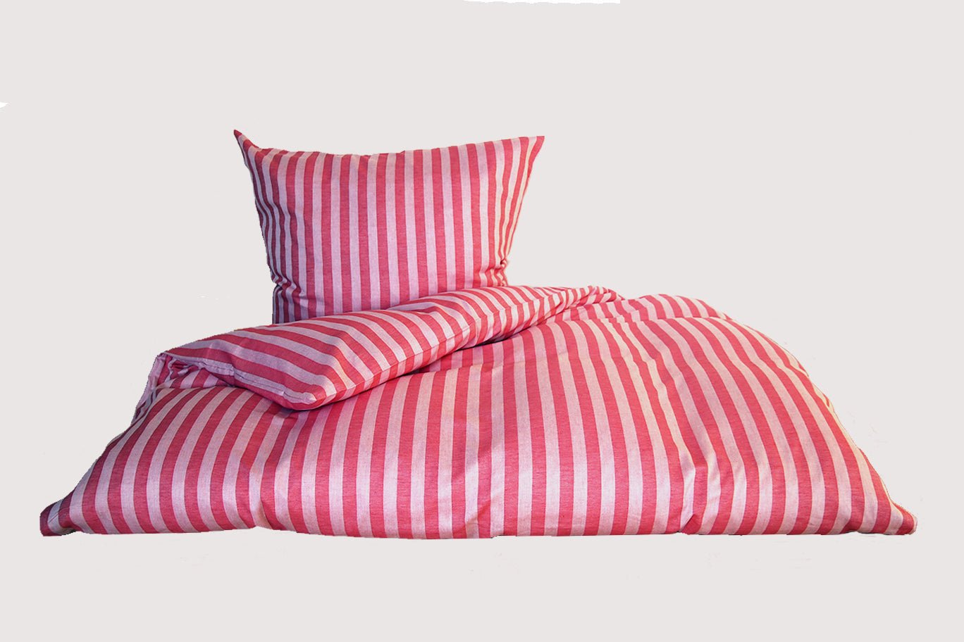 Bettwäscheset Reno Sarah 155x220+80x80 (ROT) - Weberei Pahl GmbH - Online Store - 