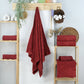 Duschtuch Capri Jenny 70x140 cm (DUNKELROT) - Weberei Pahl GmbH - Online Store - 