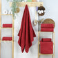 Duschtuch Capri Jenny 70x140 cm (ROT) - Weberei Pahl GmbH - Online Store - 
