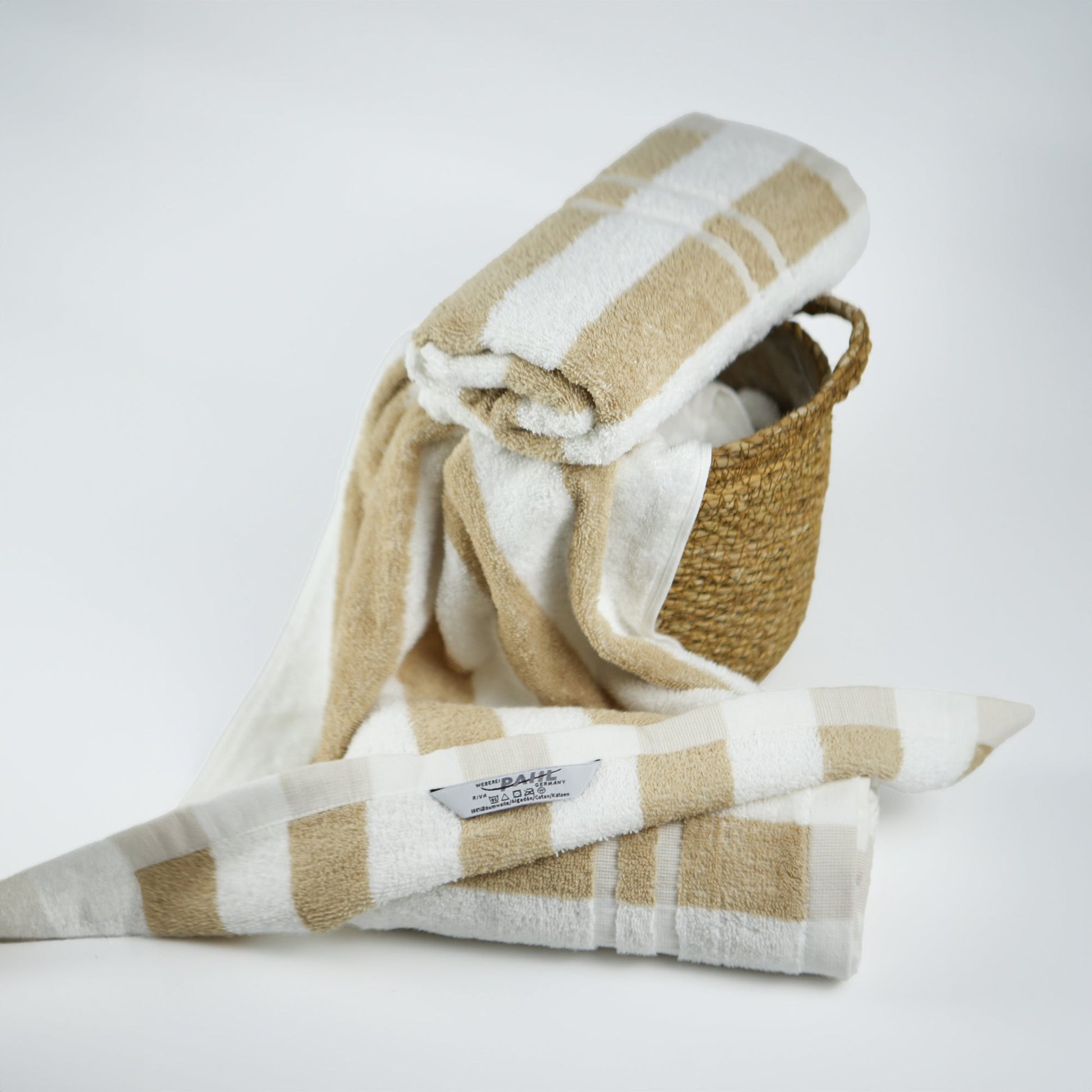Duschtuch Riva Lara 70x140 cm (BEIGE) - Weberei Pahl GmbH - Online Store - 