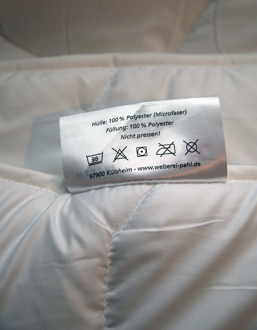 Einziehdecke Meran 100x135 cm (WEISS) - Weberei Pahl GmbH - Online Store - 
