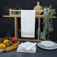 Geschirrtucher Set Paris/Diana 5 - teilig (BRAUN) - Weberei Pahl GmbH - Online Store - 