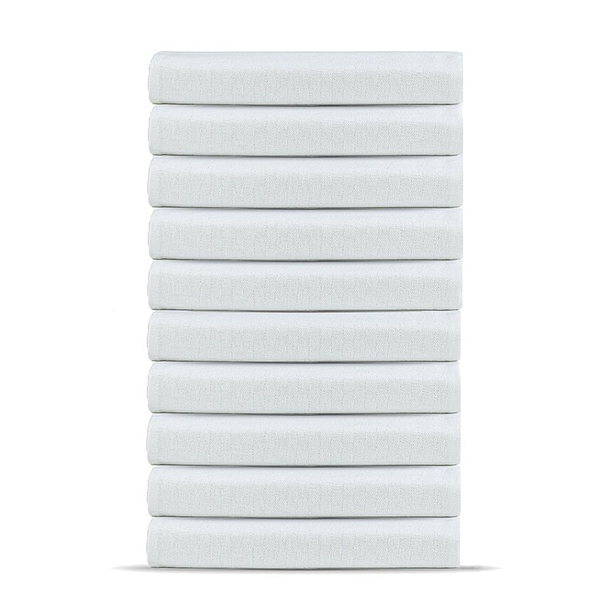 Grubentuch Set: Lyon Caro 5 - teilig (WEISS) - Weberei Pahl GmbH - Online Store - 
