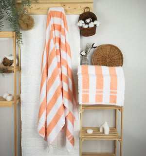Handtuch Riva Lara 50x100 cm (APRICOT) - Weberei Pahl GmbH - Online Store - 