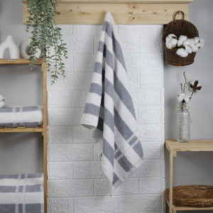 Handtuch Riva Lara 50x100 cm (GRAU) - Weberei Pahl GmbH - Online Store - 