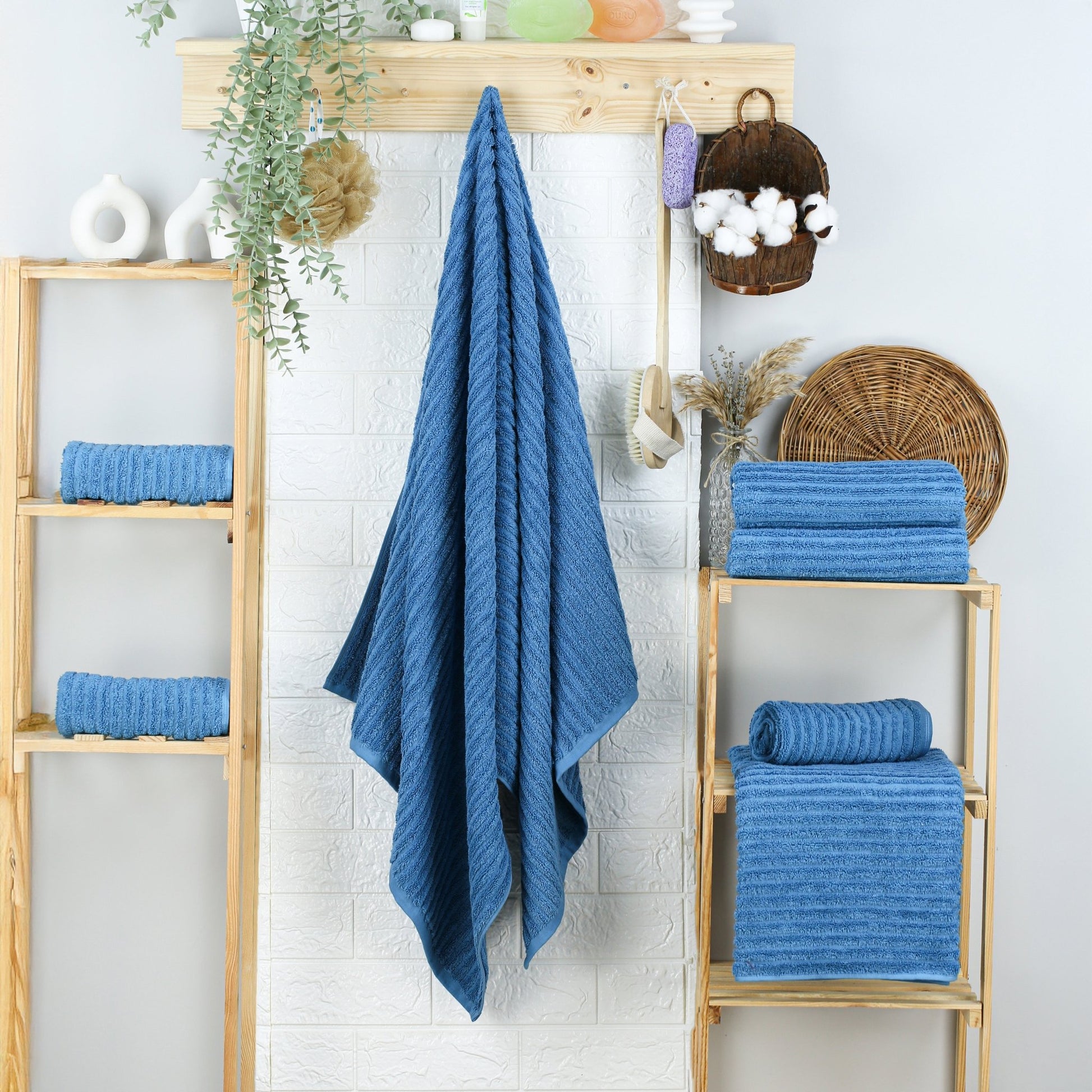 Liegetuch Capri Jenny 70x200 cm (AZUR) - Weberei Pahl GmbH - Online Store - 