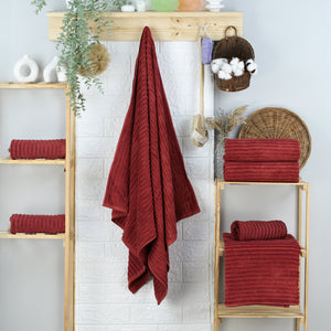 Liegetuch Capri Jenny 70x200 cm (DUNKELROT) - Weberei Pahl GmbH - Online Store - 