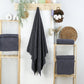 Liegetuch Capri Jenny 70x200 cm (GRAPHIT) - Weberei Pahl GmbH - Online Store - 