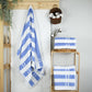 Liegetuch Riva Lara 70x200 cm (BLAU) - Weberei Pahl GmbH - Online Store - 