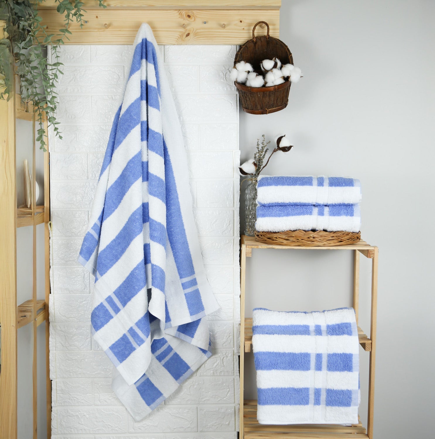 Liegetuch Riva Lara 70x200 cm (BLAU) - Weberei Pahl GmbH - Online Store - 