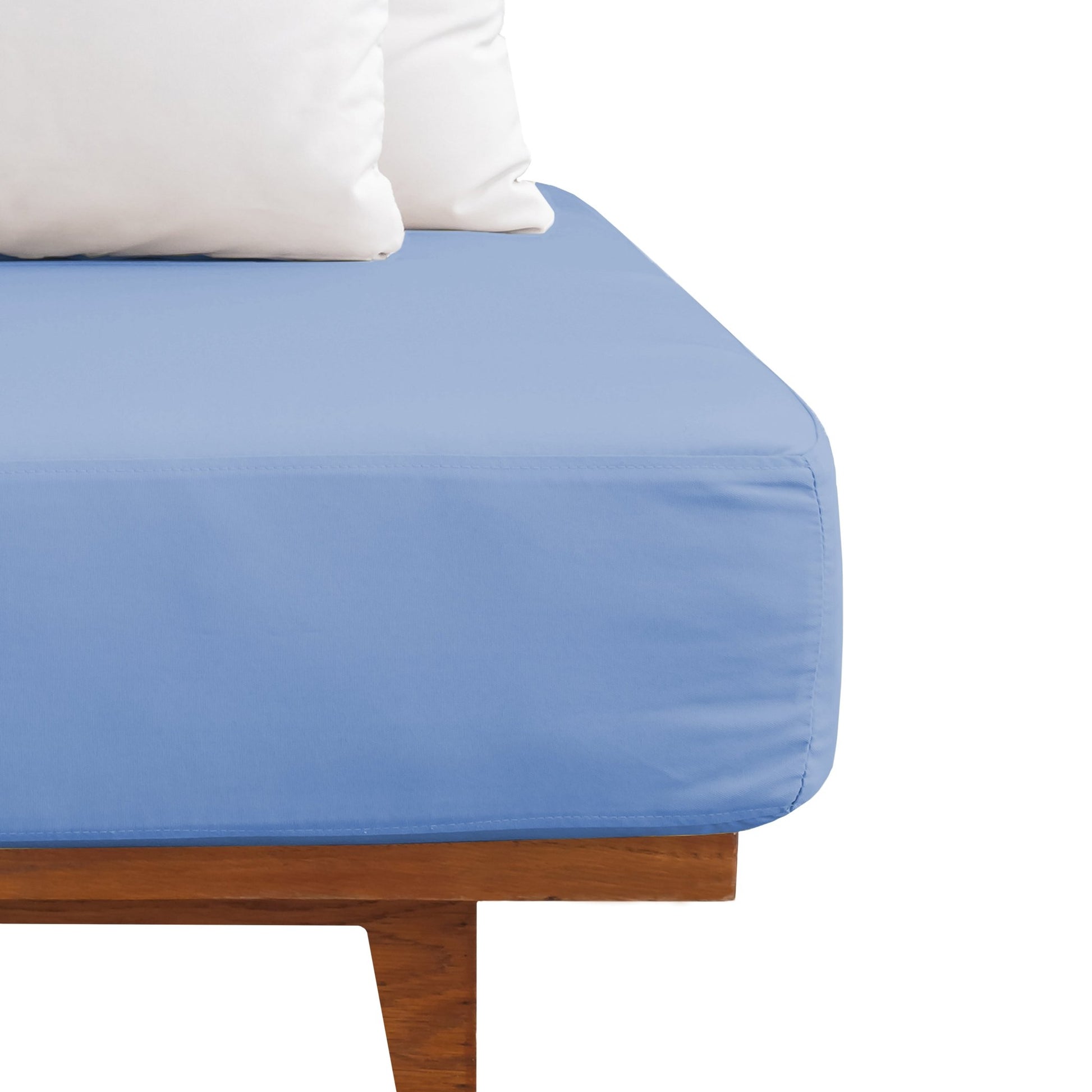 Spannbettlaken Miami Gina 100x200x24 (BLAU) - Weberei Pahl GmbH - Online Store - 