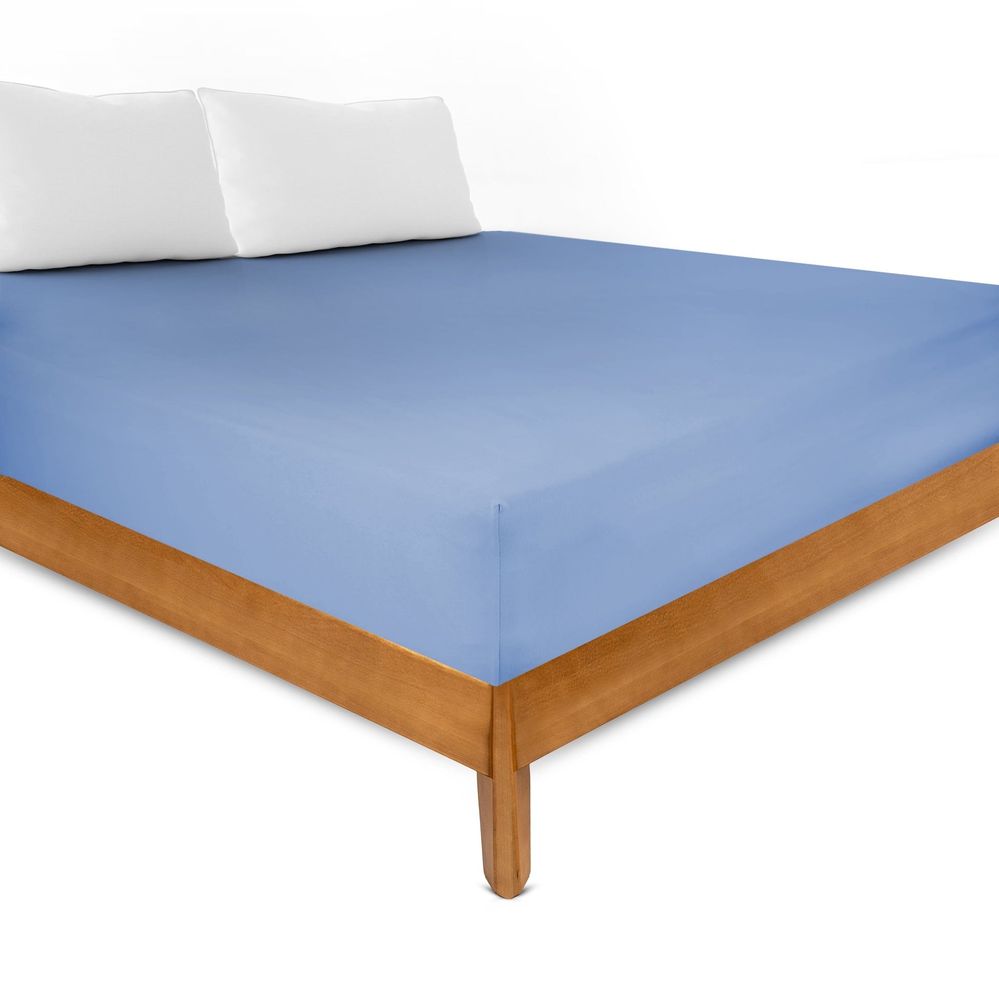 Spannbettlaken Miami Gina 100x200x24 (BLAU) - Weberei Pahl GmbH - Online Store - 