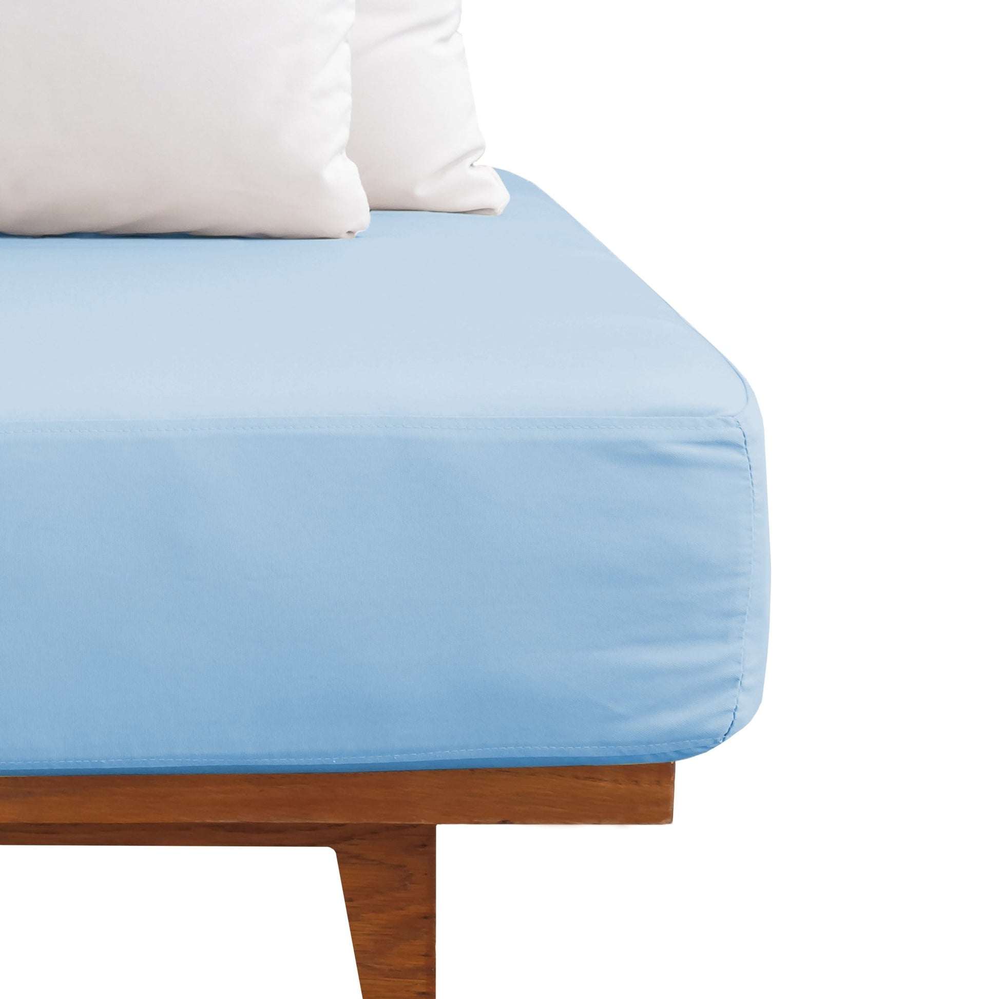 Spannbettlaken Miami Gina 200x200x24 (HELLBLAU) - Weberei Pahl GmbH - Online Store - 