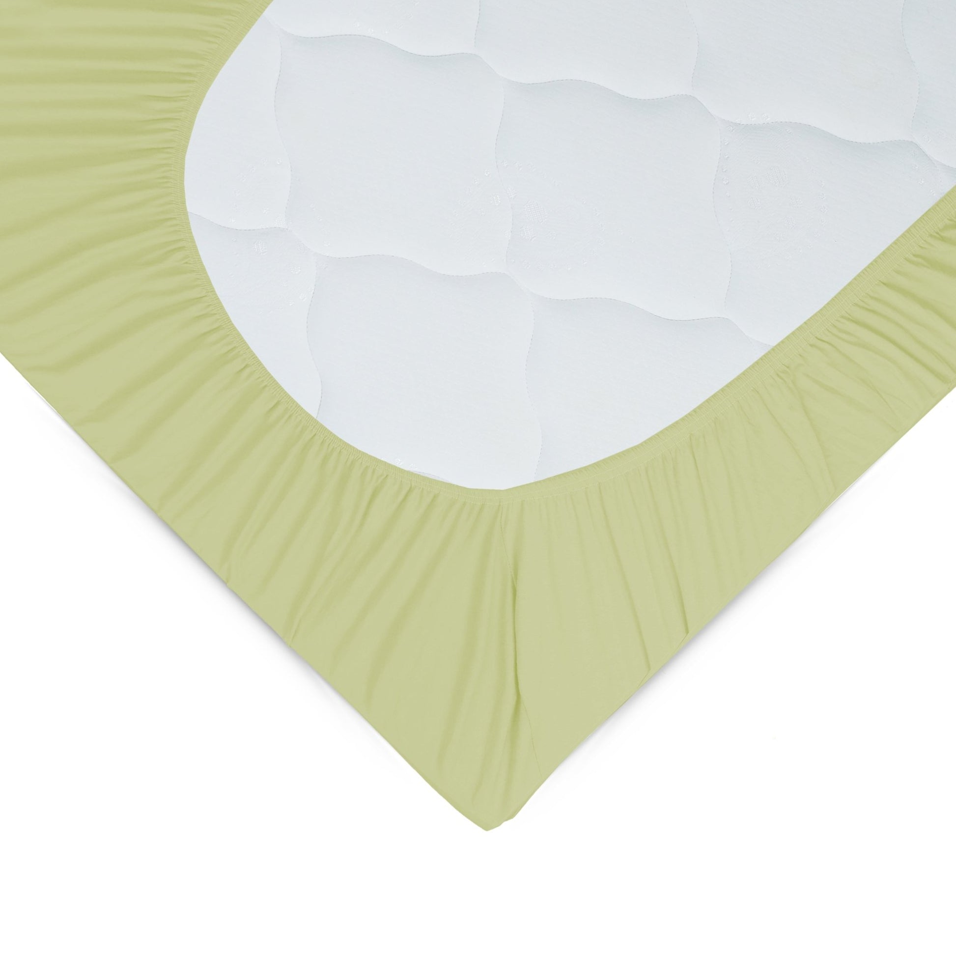 Spannbettlaken Miami Gina 200x200x24 (HELLGRÜN) - Weberei Pahl GmbH - Online Store - 