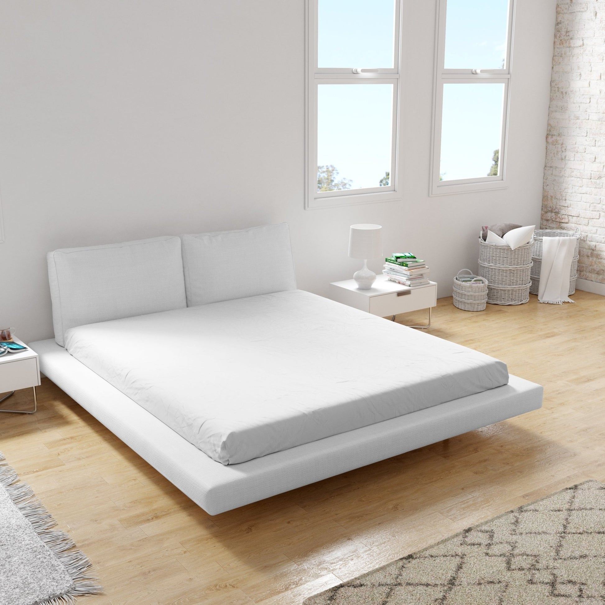 Spannbettlaken Miami Gina 70x140x10 (WEISS) - Weberei Pahl GmbH - Online Store - 