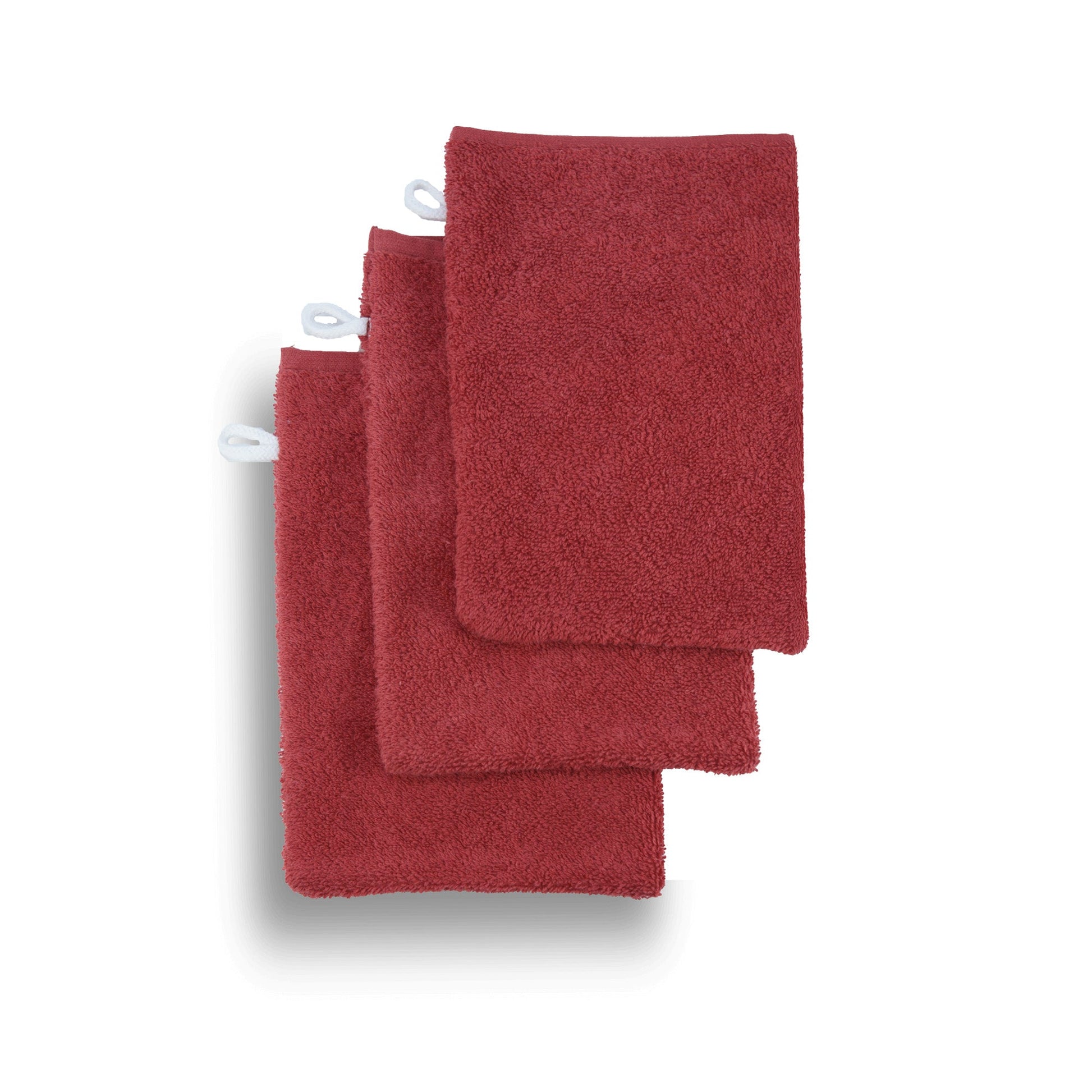 Waschhandschuh Capri Gina 16x23 cm (ROT) - Weberei Pahl GmbH - Online Store - 