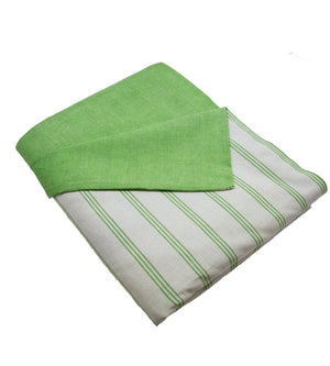 Weberei Pahl Bettwäscheset Dallas Sue 155x220+80x80 (HELLGRÜN) S10146