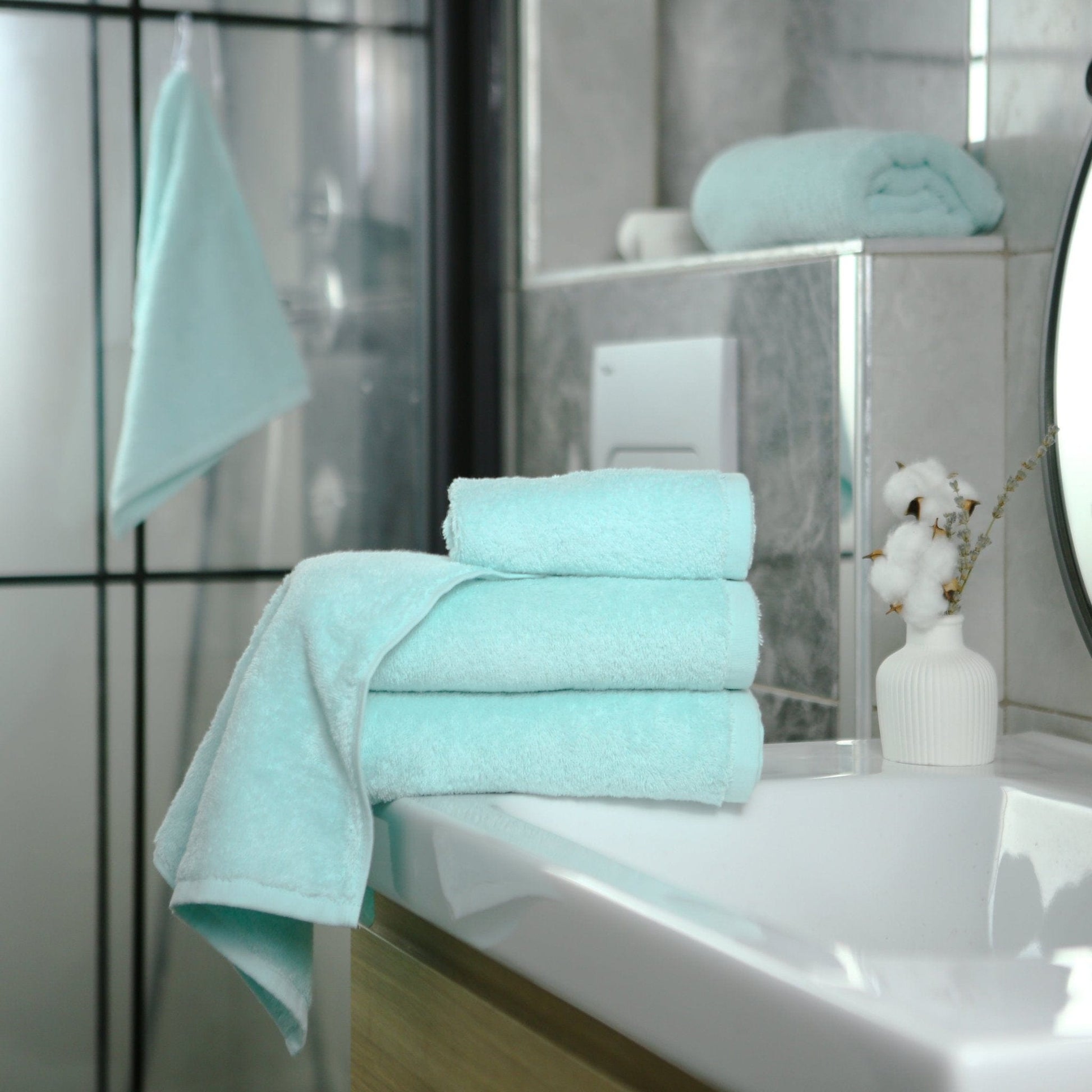 Weberei Pahl Duschtuch Capri Gina 70x140 cm (MINT) 103944