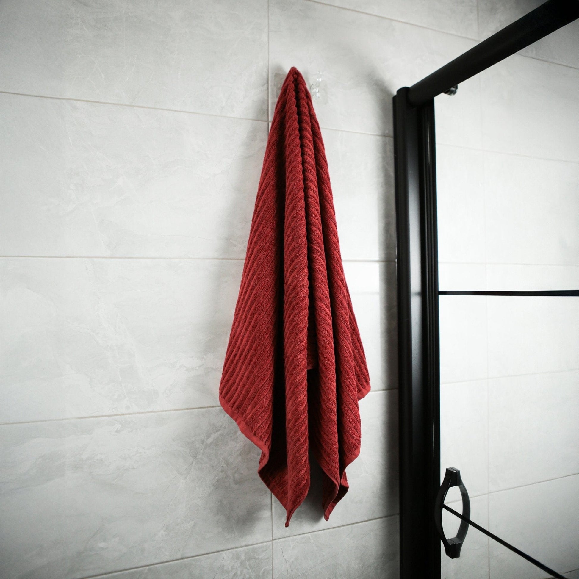 Weberei Pahl Duschtuch Capri Jenny 70x140 cm (DUNKELROT) 104092