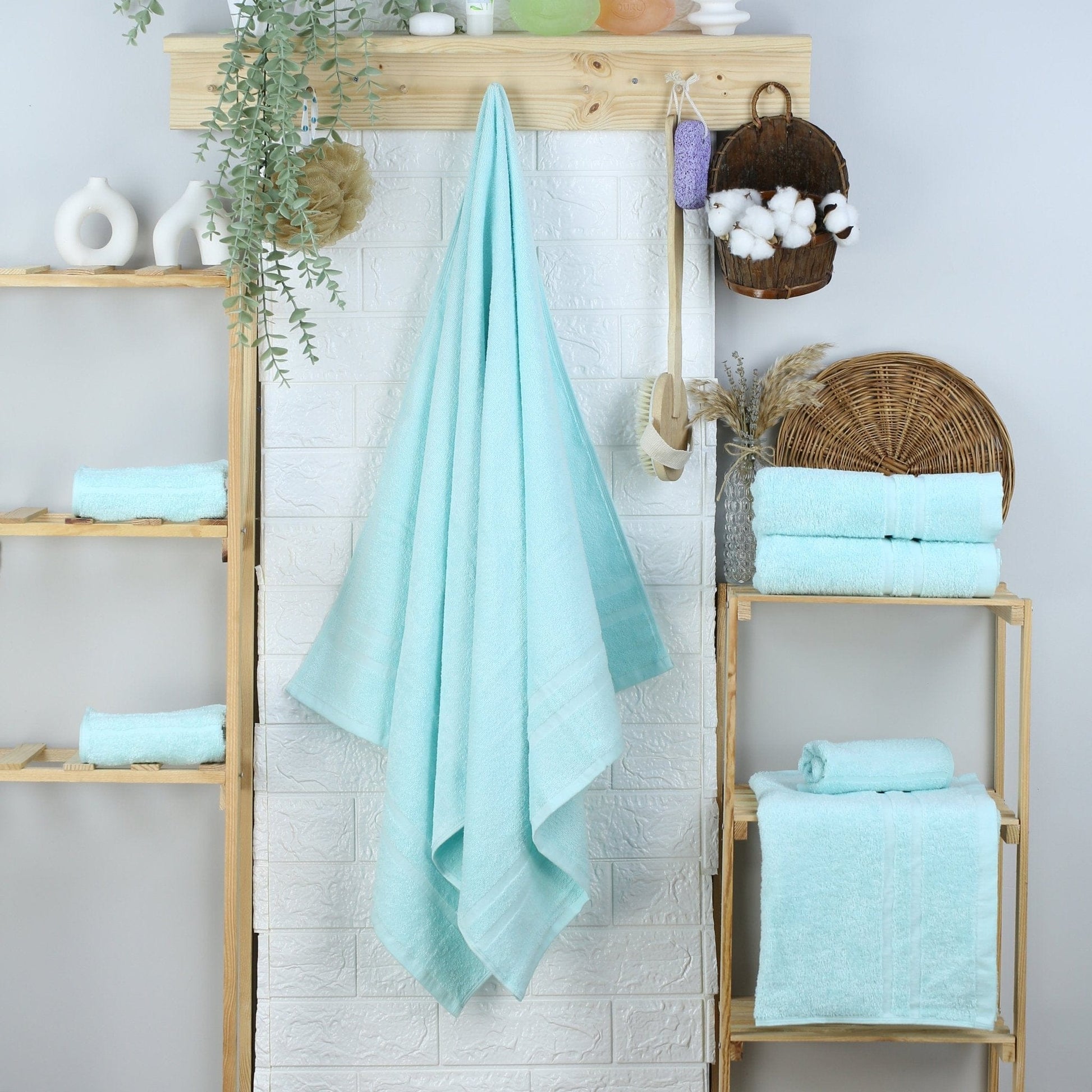 Weberei Pahl Duschtuch Riva Nina 70x140 cm (MINT) 100227