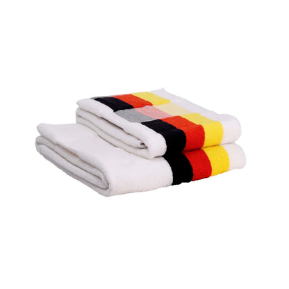 Weberei Pahl GmbH - B2C Deutschland 2-er Set Handtuch 50×100 cm & Duschtuch 70×140 cm (WEISS) 108350