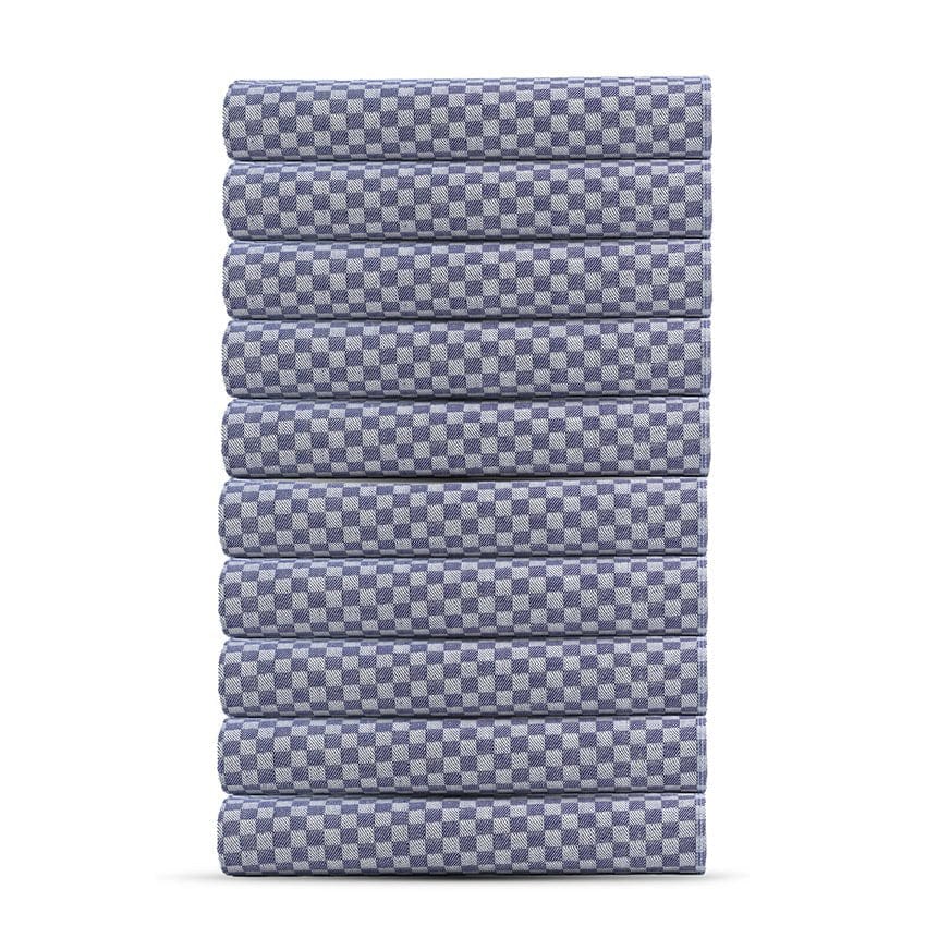 Weberei Pahl Grubentuch Set: Lyon Caro 10-teilig (BLAU) 107919