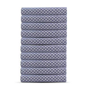 Weberei Pahl Grubentuch Set: Lyon Caro 10-teilig (BLAU) 107919