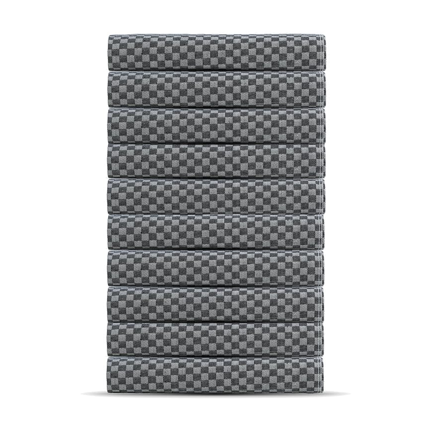 Weberei Pahl Grubentuch Set: Lyon Caro 10-teilig (SCHWARZ) 107916