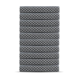 Weberei Pahl Grubentuch Set: Lyon Caro 10-teilig (SCHWARZ) 107916