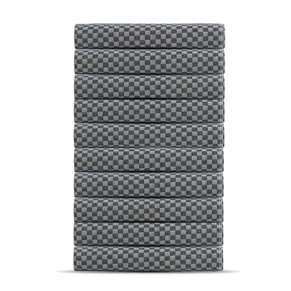 Weberei Pahl Grubentuch Set: Lyon Caro 10-teilig (SCHWARZ) 107916