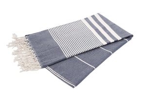 Weberei Pahl Hamamtuch Monaco Elina 90x170 cm (DUNKELBLAU) 108339_DUNKELBLAU