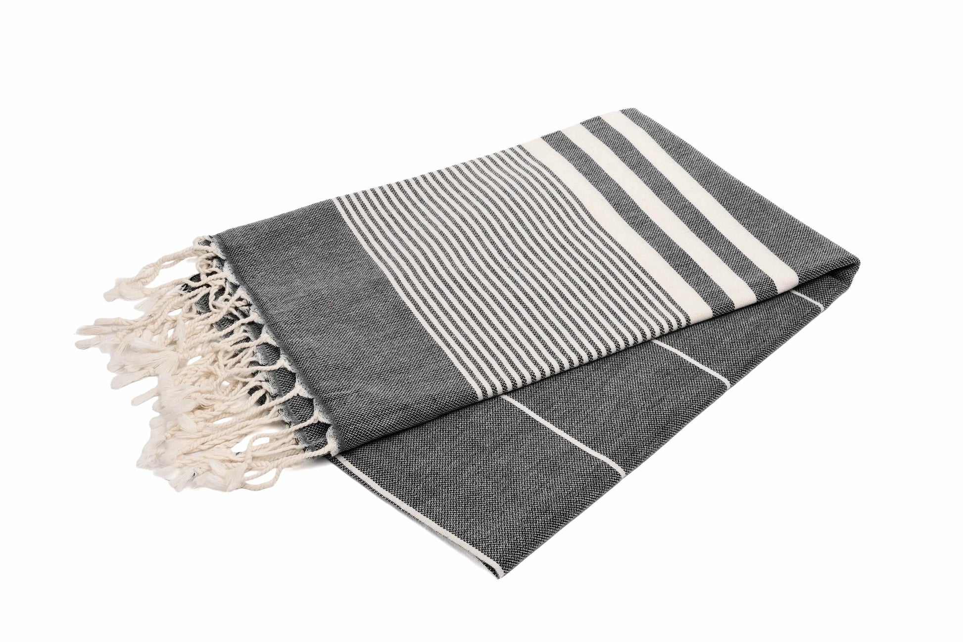 Weberei Pahl Hamamtuch Monaco Elina 90x170 cm (SCHWARZ) 108339_SCHWARZ