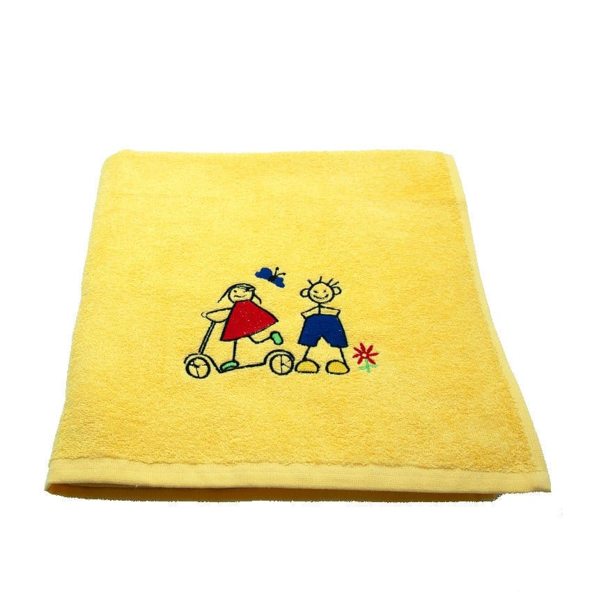 Weberei Pahl Kinder Badetuch Riva/Heidi 70x140 cm (GELB) 103862