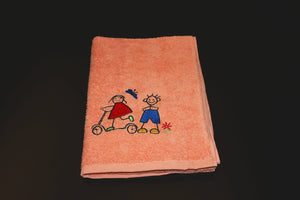 Weberei Pahl Kinder Handtuch Riva/Heidi 50x100 cm (APRICOT) 103865